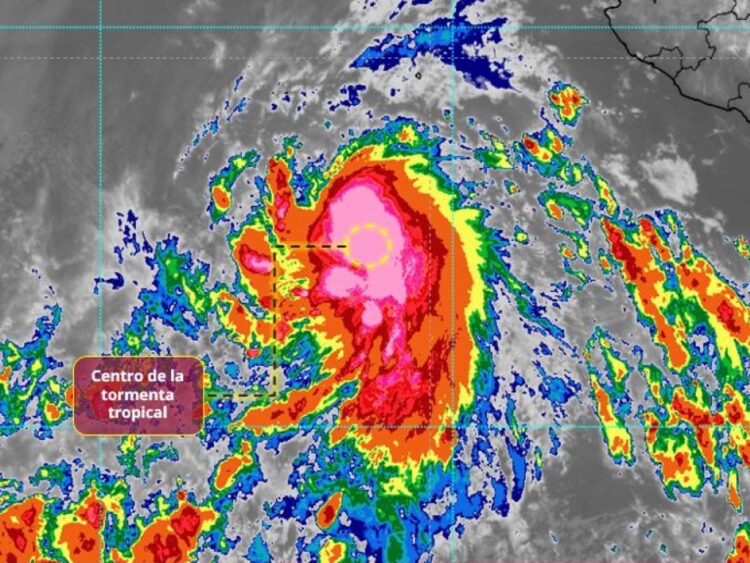 Elida ya es tormenta tropical. El SMN prevé lluvias muy fuertes y fuertes en 18 estados de México este martes. | AMEXI/FOTO: X @conagua_mx