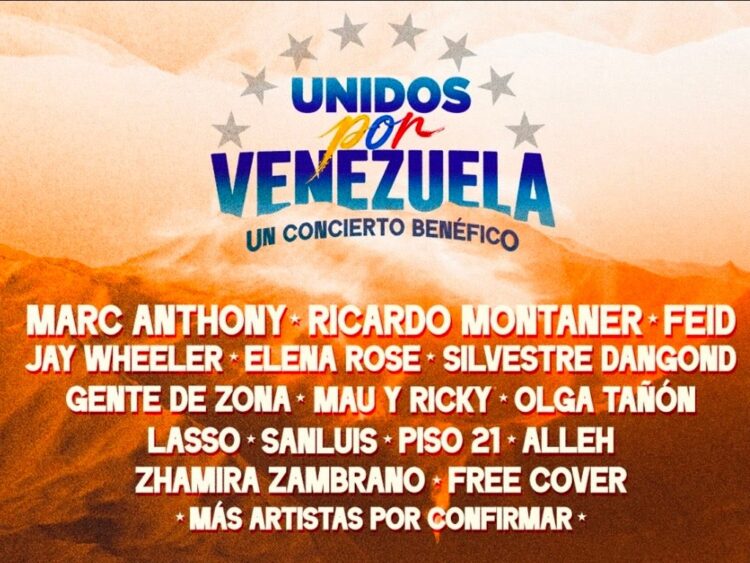 Marc Anthony, Ricardo Montaner y estrellas latinas se unen en “Unidos por Venezuela”, concierto benéfico para apoyar la reconstrucción. | AMEXI/FOTO: Cortesía