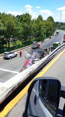 El conductor salió por su propio pie