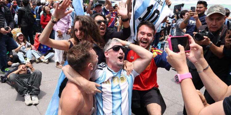 Festejo argentino