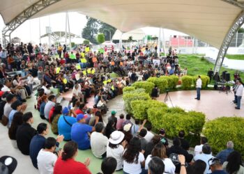 Desde Ixtapaluca, Estados de México, el senador de Morena, Gerardo Fernández Noroña llama a cerrar filas en la defensa de la independencia del país