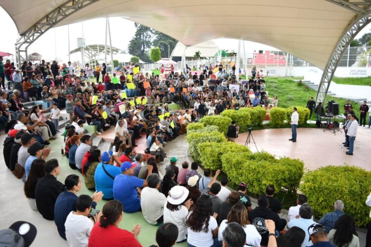 Desde Ixtapaluca, Estados de México, el senador de Morena, Gerardo Fernández Noroña llama a cerrar filas en la defensa de la independencia del país