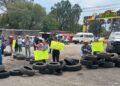 Habitantes de la comunidad de Montecillo bloquearon la carretera federal México-Texcoco, para exigir la destitución de la primera delegada