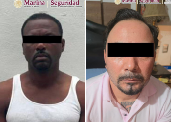 La SSPC informa de la detención del ciudadano estadounidense vinculado a los Chapitos, y de M4 del CJNG. AMEXI/FOTO/ SSPC