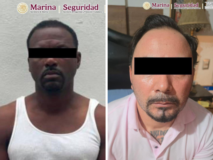 La SSPC informa de la detención del ciudadano estadounidense vinculado a los Chapitos, y de M4 del CJNG. AMEXI/FOTO/ SSPC