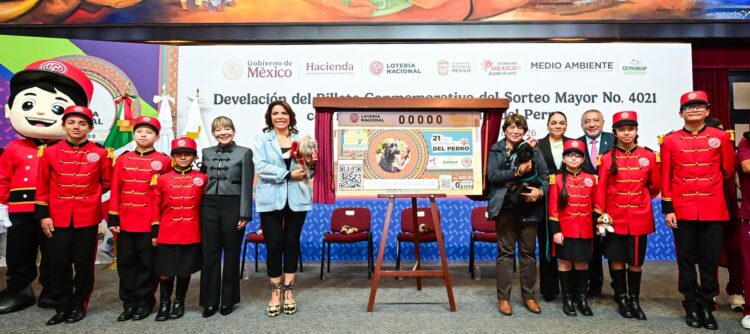 Lotería Nacional lanza billete conmemorativo para el Sorteo Mayor No. 4021 por Día Mundial del Perro