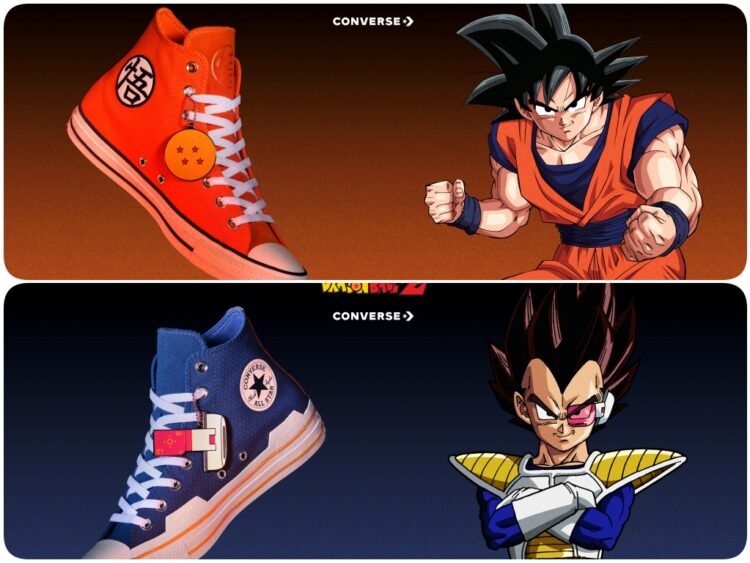 Converse transforma los Chuck Taylor con el universo de "Dragon Ball Z"