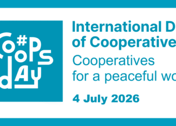Este 4 de julio del 2026, se celebra el Día Internacional de las Cooperativas, bajo el lema "Cooperativas por un mundo de paz"