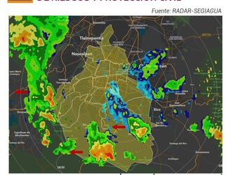 Alerta Roja en CDMX por lluvias en Cuajimalpa, Milpa Alta y Tlalpan