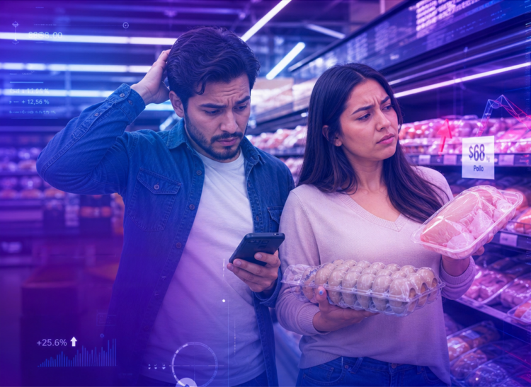 Gastos esenciales consumen 86% del ingreso familiar en México