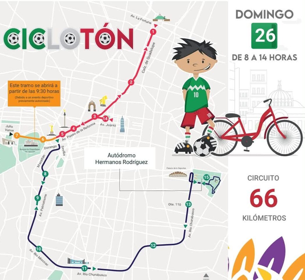 Un recorrido gratuito con 14 estaciones de apoyo