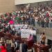 trabajadores sindicalizados suspenden sesión del congreso