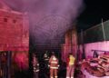 ¡Bombero acaba hospitalizado tras incendio en Teotihuacán!
