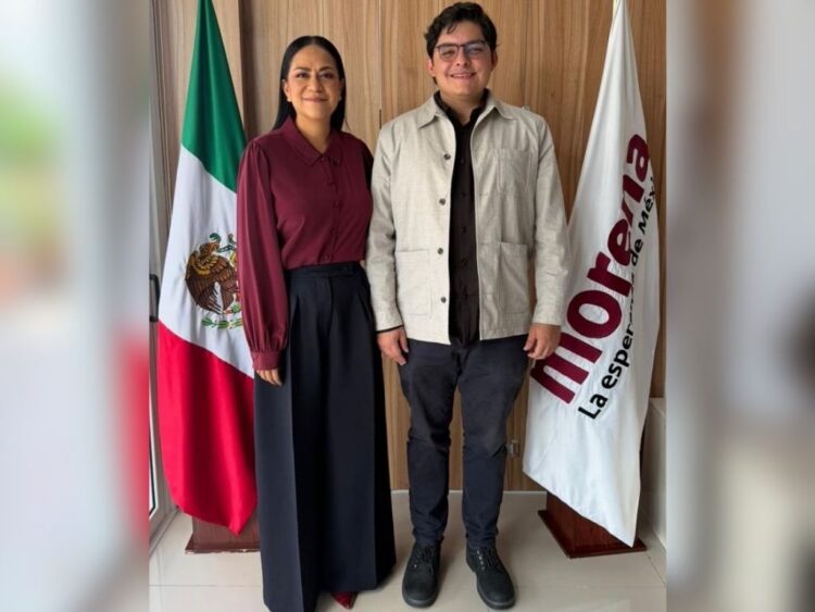 Paulo García González, nuevo presidente de Morena en la Ciudad de México. AMEXI Foto Morena