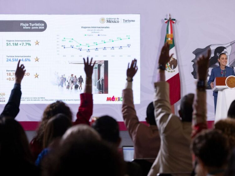 México registra cifras récord de turistas extranjeros en 2026