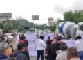 Carpeta de investigación Bloqueo en la autopista México-Pachuca, a la altura de San Juan Ixhuatepec. AMEXI Foto RRSS