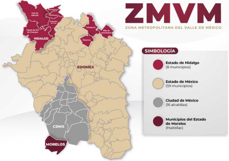 Morelos se integra oficialmente a la Zona Metropolitana del Valle de México