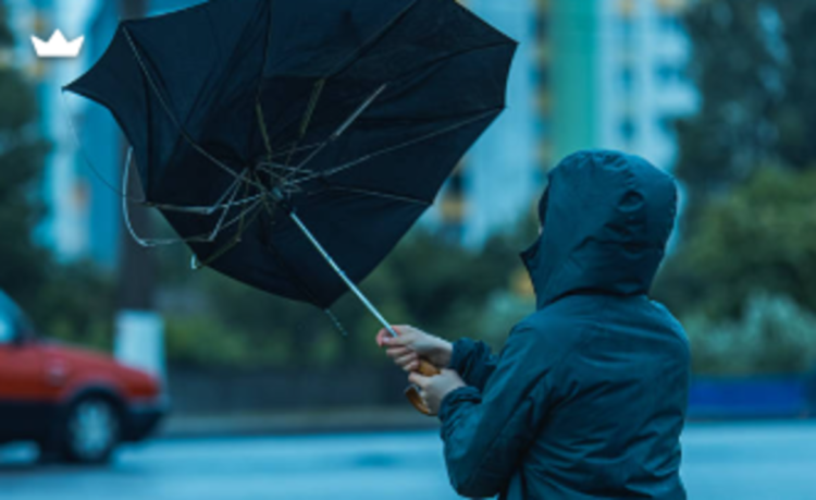 ¡Prepárate! Prevén vientos fuertes y lluvias esta noche en la CDMX