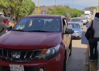 Protesta en Oaxaca: exigen a CAPUFE tratar aguas residuales y evitar contaminación