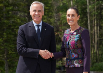 Comercio regional y certidumbre laboral, los temas entre Sheinbaum y Carney
