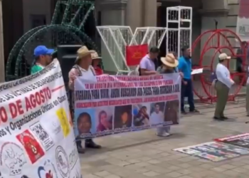 Marchan por el Día Internacional de las Víctimas de Desapariciones Forzadas