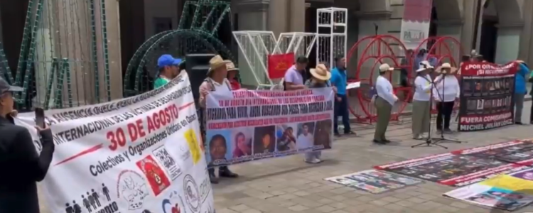 Marchan por el Día Internacional de las Víctimas de Desapariciones Forzadas