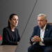 Claudia Sheinbaum y Andrés Manuel López Obrador. Ruptura entre Palacio Nacional y Palenque. AMEXI Foto