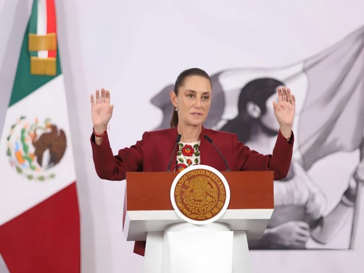 Claudia Sheinbaum. La segunda licencia de Rocha Moya también fue una decisión personal. AMEXI Foto