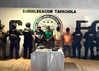 Detenidos en Chiapas