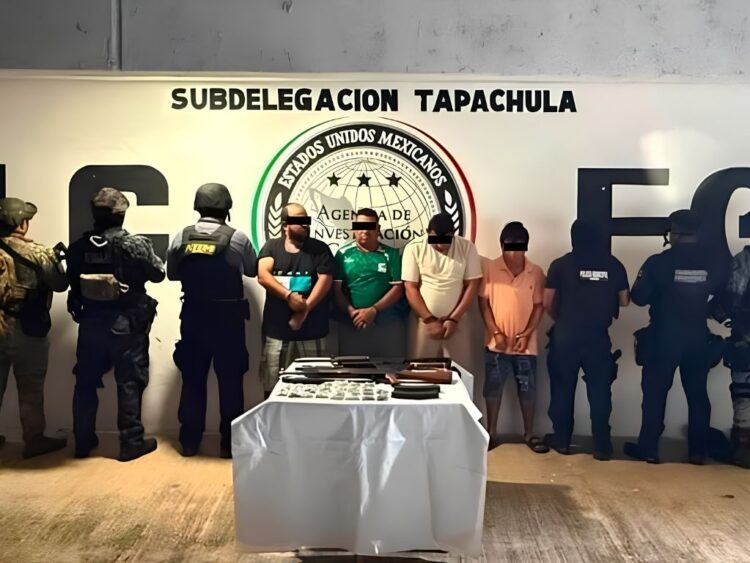 Detenidos en Chiapas