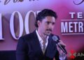 Alex Fernández durante una conferencia de prensa en la Ciudad de México, donde habló sobre su próximo concierto en el Teatro Metropólitan y su gira “Voz de mi Sangre”.