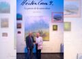El maestro Héctor Cruz García durante la inauguración de “La poesía de la naturaleza” en el Museo de Historia Natural, exposición que reúne parte de su trayectoria artística y obra inédita.