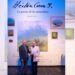 El maestro Héctor Cruz García durante la inauguración de “La poesía de la naturaleza” en el Museo de Historia Natural, exposición que reúne parte de su trayectoria artística y obra inédita.