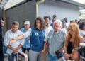 Shakira durante su visita a la Universidad Tecnológica del Chocó para evaluar los daños causados por el terremoto y apoyar la reconstrucción educativa.