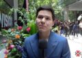 Ernesto Rocha, actor nominado al Ariel por su primer papel protagónico en cine, durante una entrevista sobre su trayectoria y la película que protagoniza.