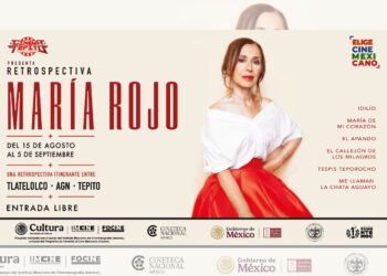 María Rojo será homenajeada durante la Retrospectiva María Rojo de Cinema Tepito, con funciones gratuitas y un reconocimiento a su trayectoria en el cine mexicano.