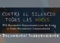 Cartel del XIV Encuentro Hispanoamericano de Cine y Video Documental Independiente Contra el Silencio Todas las Voces, que presenta la Selección Oficial de documentales para su edición 2026.
