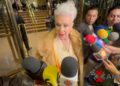 Laura Zapata sonríe durante un encuentro con la prensa, donde habla sobre su cumpleaños, reconocimientos y los procesos legales que enfrenta.