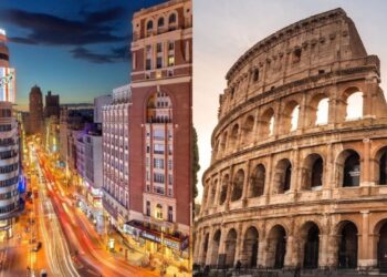 Turistas latinoamericanos recorren destinos europeos como Madrid, Roma y París, principales regiones de Europa elegidas por viajeros de Argentina, Chile, Brasil, Colombia y México en 2025.