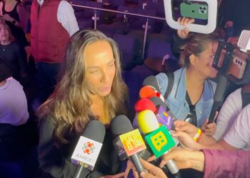 Consuelo Duval durante un encuentro con medios en el que habló sobre su familia y sus próximos proyectos profesionales.