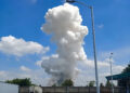 Explosión en un taller de pirotecnia en Zumpango. AMEXI Foto