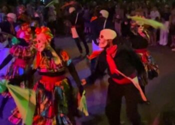 México conquista Portugal con danza inspirada en el Día de Muertos en preapertura del Festival Fama Folk 2026. | AMEXI/FOTO: Cortesía