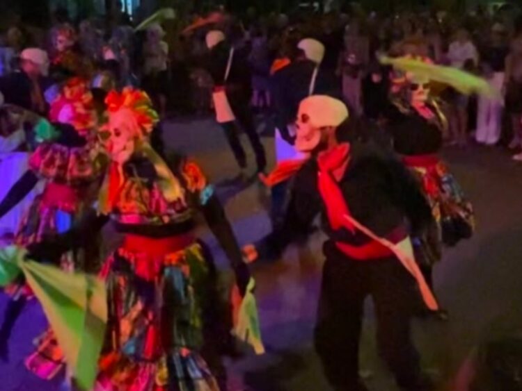 México conquista Portugal con danza inspirada en el Día de Muertos en preapertura del Festival Fama Folk 2026. | AMEXI/FOTO: Cortesía