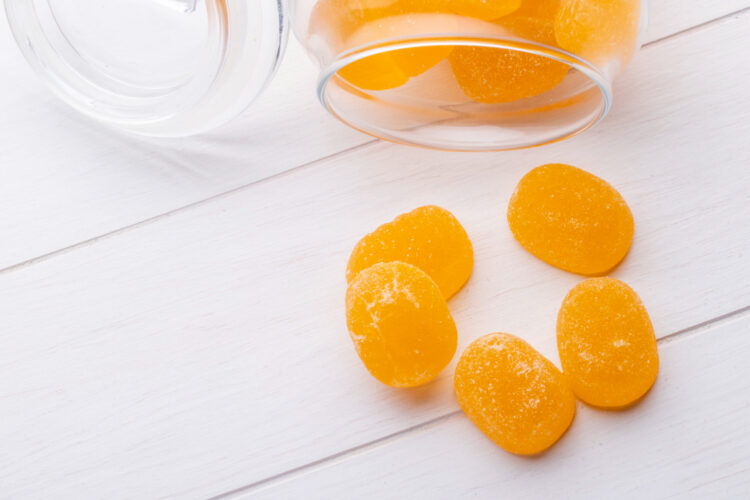 Gomitas, una de las presentaciones de magnesio o melatonina.