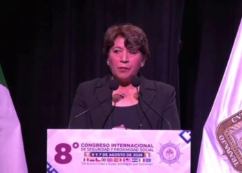 Inaugura Delfina Gómez Congreso Internacional de Seguridad Pública
