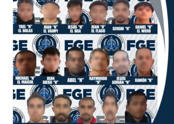 Caen en Tecate, BC, 17 presuntos integrantes del Cártel Jalisco Nueva Generación