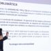 Luisa María Alcalde explica iniciativa para prohibir doble nacionalidad de aspirantes a la Presidencia.