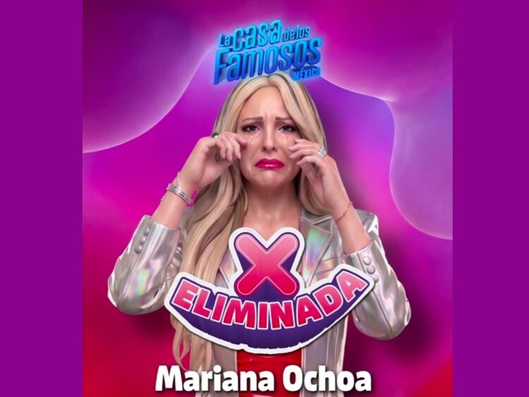 Mariana Ochoa es la primera eliminada de “La Casa de los Famosos México 2026”. | AMEXI/FOTO: IG @lacasafamososmx