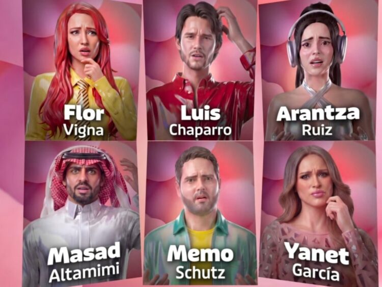 Nominados de la tercera semana de “La Casa de los Famosos México 2026”. | AMEXI/FOTO: IG @lacasafamososmx
