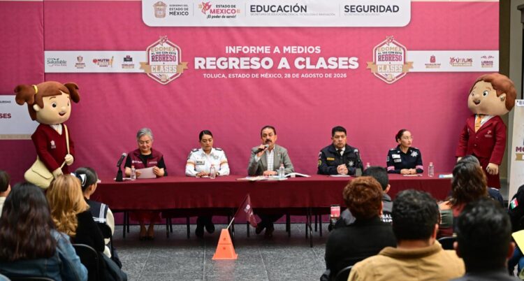 Mil 378 policías cuidarán la movilidad por regreso a clases en el Edomex